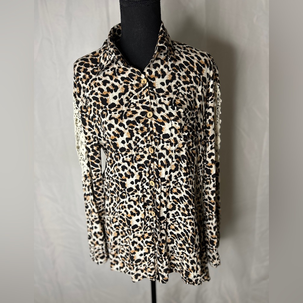 Grace and Emma Leopard Print Top